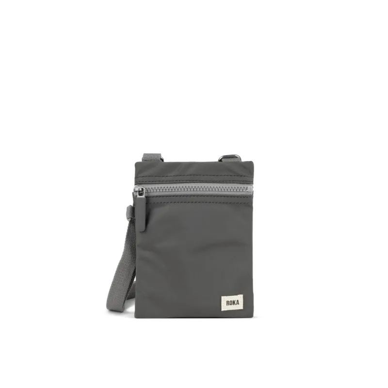 ROKA Chelsea Graphite Recycled Nylon Bag - OS sold by The Foot Factory