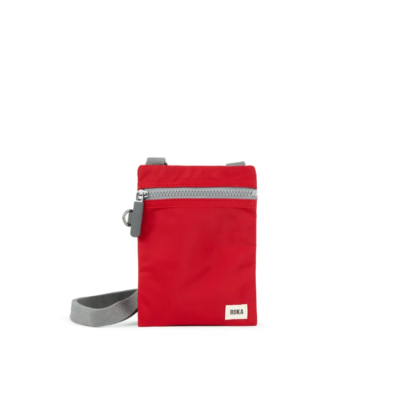 ROKA Chelsea Cranberry Recycled Nylon Bag - OS sold by The Foot Factory
