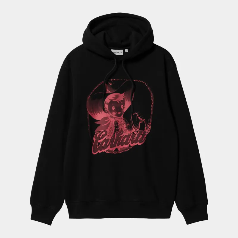 Carhartt WIP Mens Buddy Sweat Hoodie - Black sold by The Foot Factory