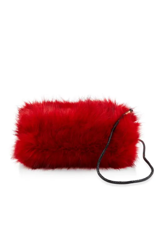 Faux Fur Hand Muff Crossbody Bag sold by Rainbow