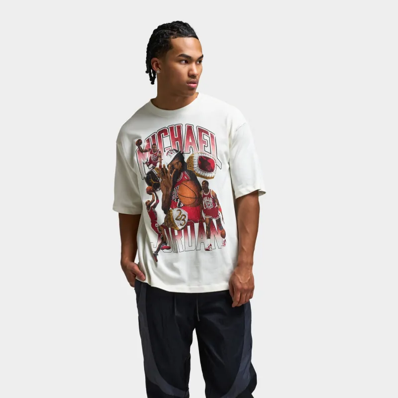 Jordan "Photo" Graphic Oversized T-Shirt Sail / Varsity Red - Varsity Red sold by JD Sports