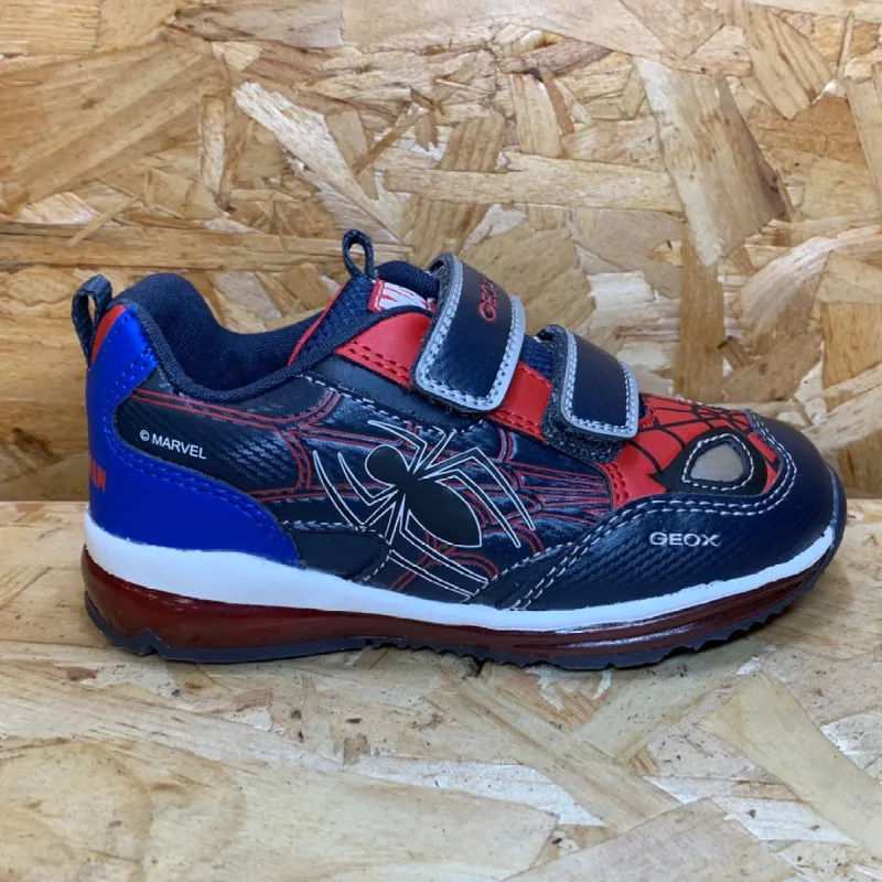 Geox Infant Todo Marvel Spiderman Trainer - Navy / Royal sold by The Foot Factory
