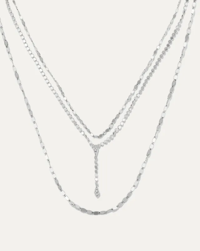 Collette Layering Necklace | Silver sold by Stella & Dot