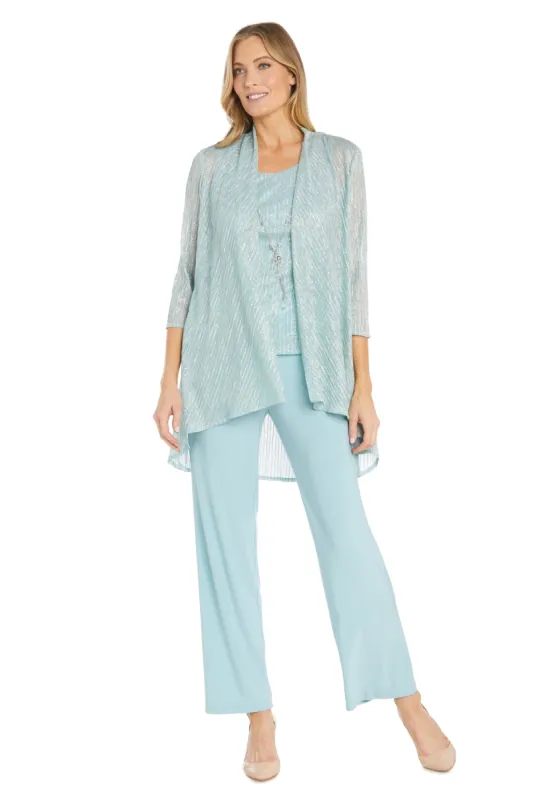 Sequined Duster Pant Set - Petite sold by R&M Richards