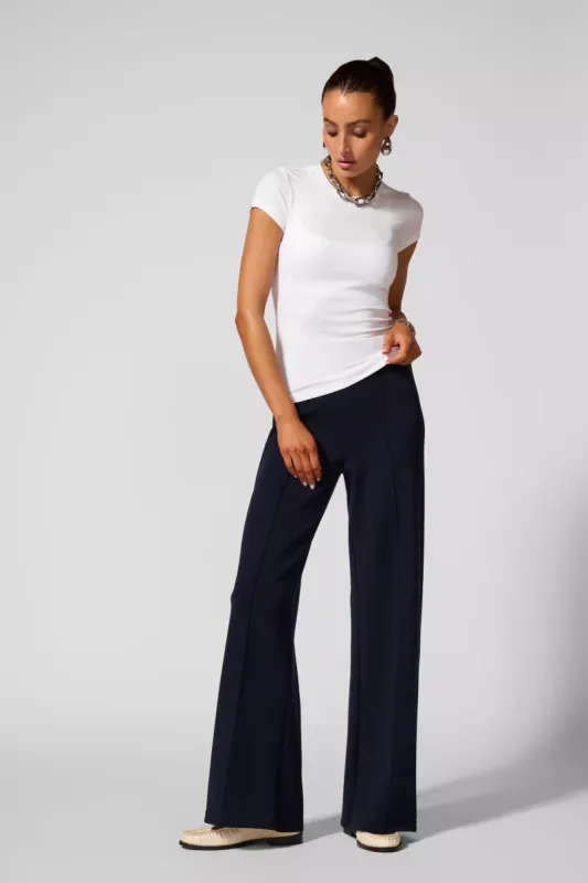 Wide Leg Pant - Navy Blazer sold by MPG
