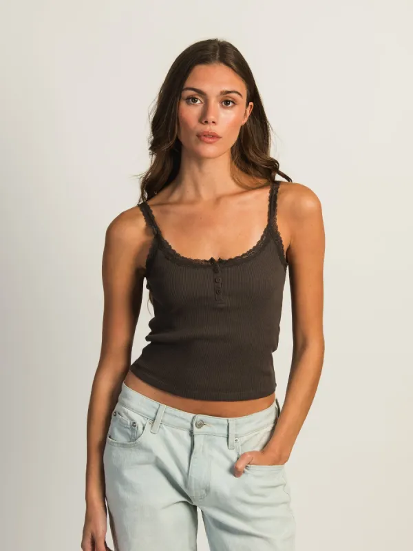 HARLOW HANNAH TANK - CHARCOAL sold by Boathouse