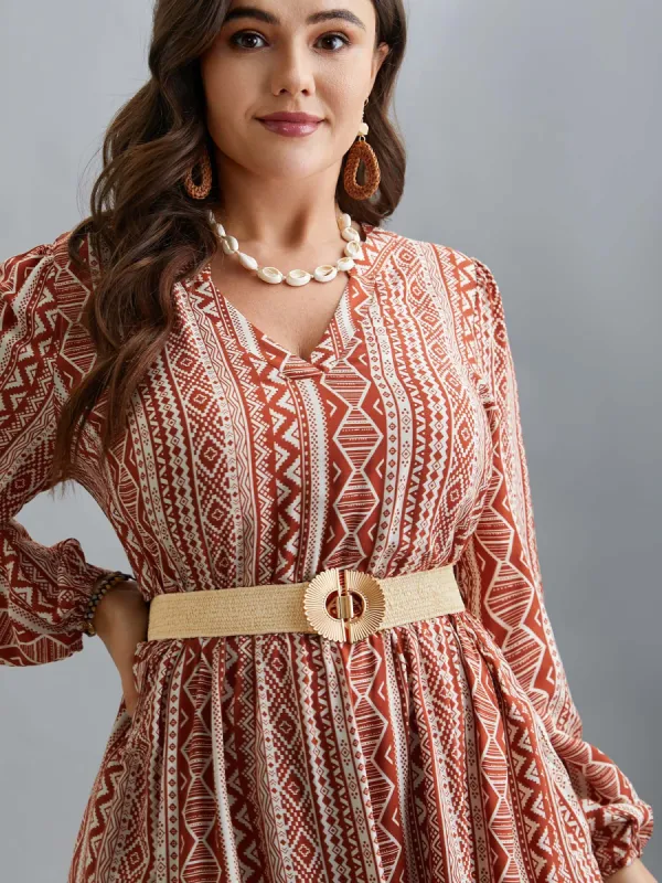 Gold-Tone Floral Buckle Belt sold by Bloomchic