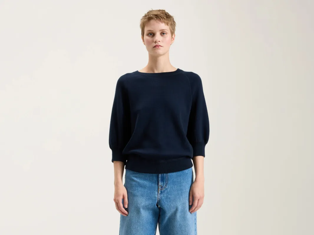 Anglet crew-neck sweater (242 / W / NAVY) sold by Bellrose