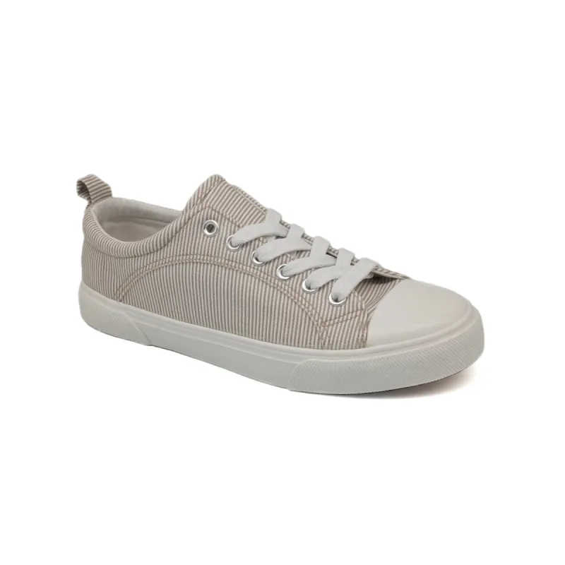 mySTYLE Women's Striped Canvas Lace-Up's sold by Giant Tiger