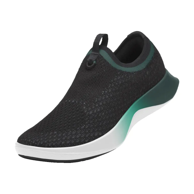 Men's Tree Dasher Relay - Natural Black (Twilight Teal Sole) sold by allbirds