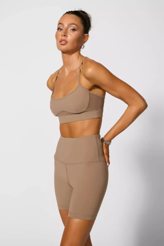 Sculpt Cross Back Bra - Caribou sold by MPG
