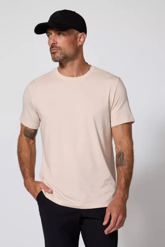 Pima Cotton Tee - Stone sold by MPG