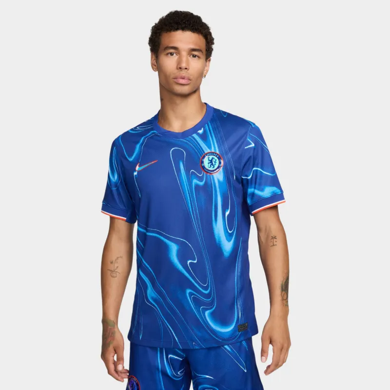Nike Chelsea F.C. 2024/25 Home Jersey Rush Blue / Team Orange - White sold by JD Sports