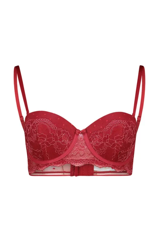 Gemma Lace Bra _ 155549 _ Red sold by Dunns