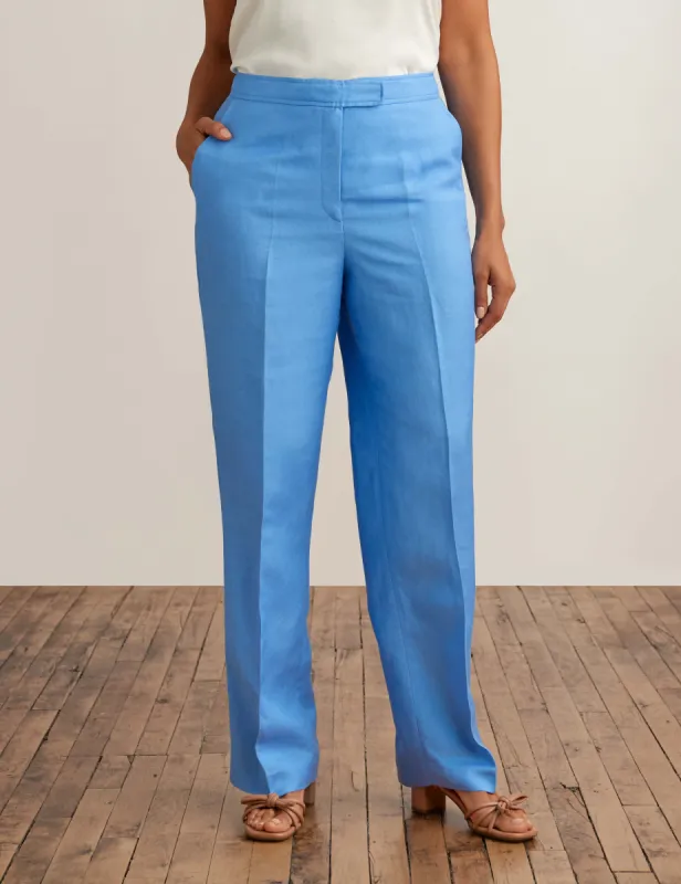 The Jillian Fly Front Wide Leg Trouser - Sale sold by Anne Klein