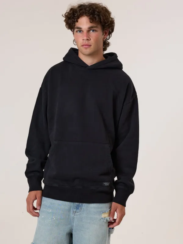 Thrills Military Slouch Pull On Hood - Black sold by Thrills