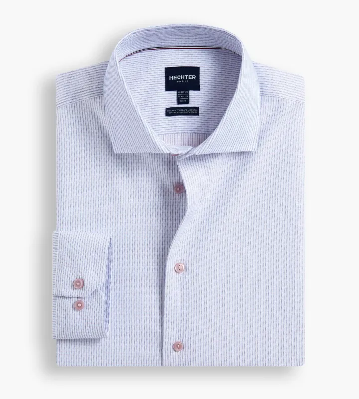 Modern Fit Non-Iron Check Print Dress Shirt sold by Mr. Big and Tall