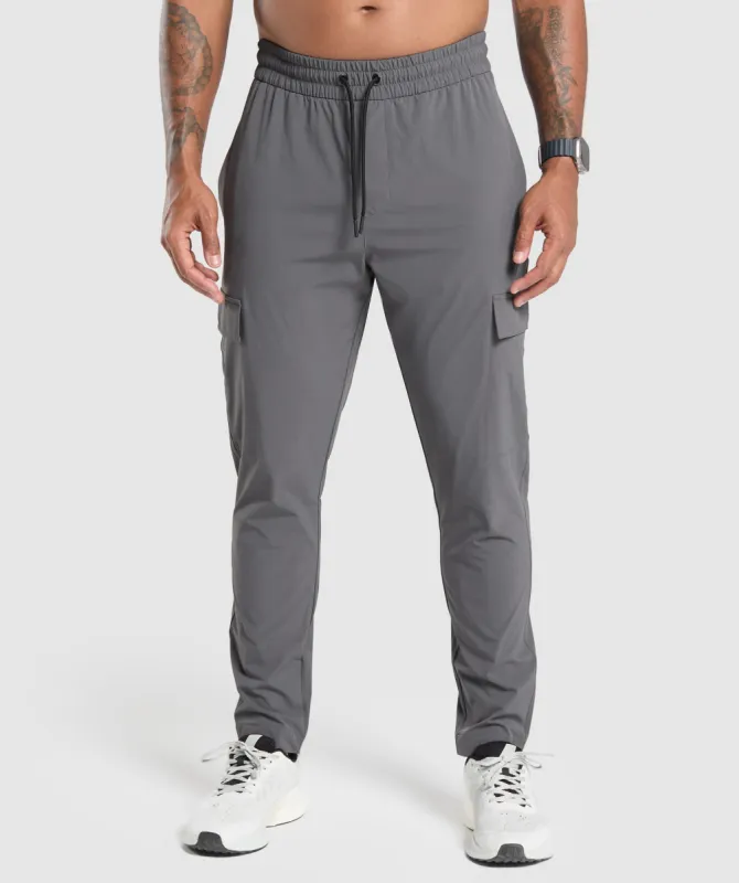Gymshark Stretch Woven Cargo Pants - Graphite Grey sold by Gymshark