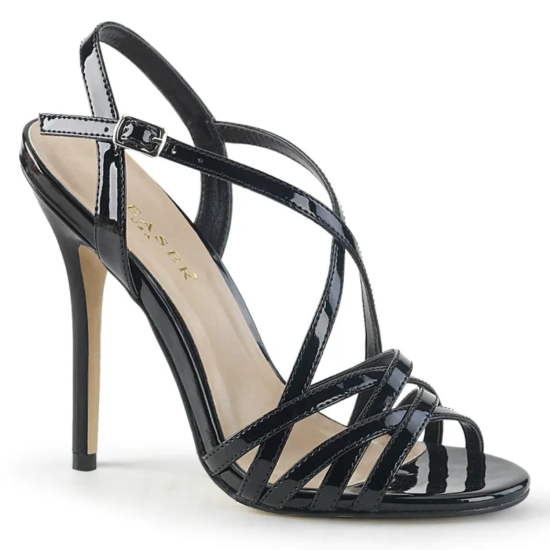 Pleaser Amuse-13-Black-Size 12-Clearance sold by Shoe Freaks