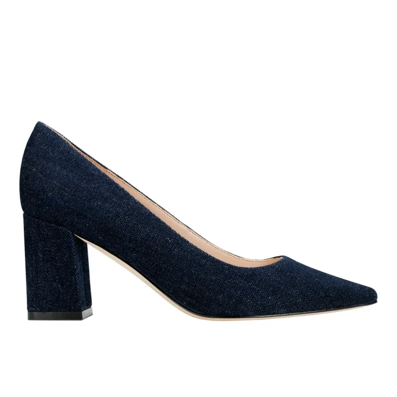 Zala Block Heel Pointy Toe Pump sold by Marc Fisher