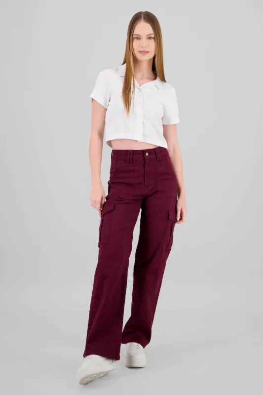 Jeans Cargo Bolsillos Laterales sold by Shasa