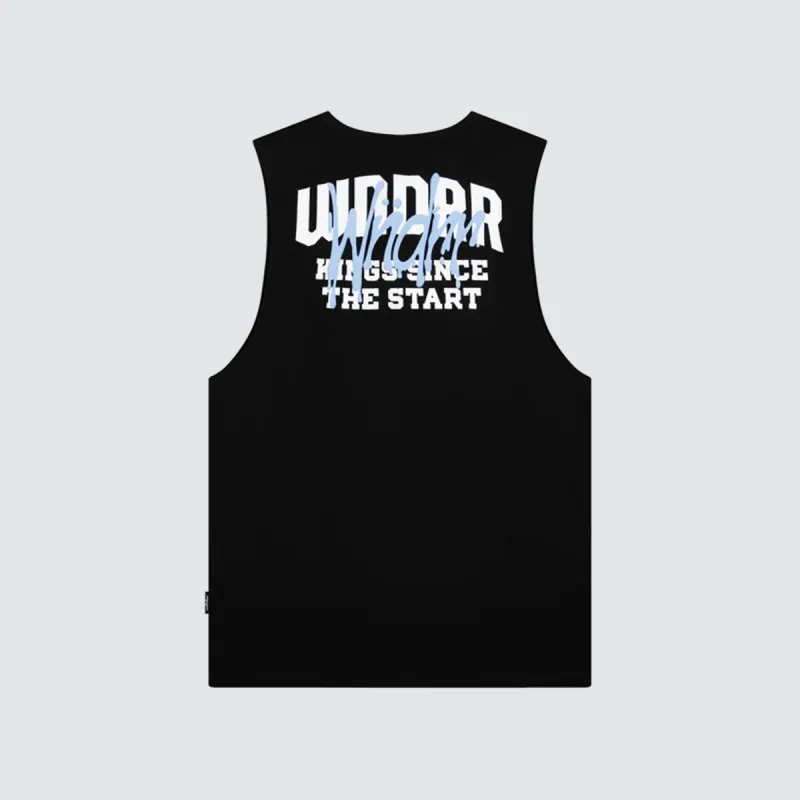 Top Tier Muscle Top Black sold by Neverland