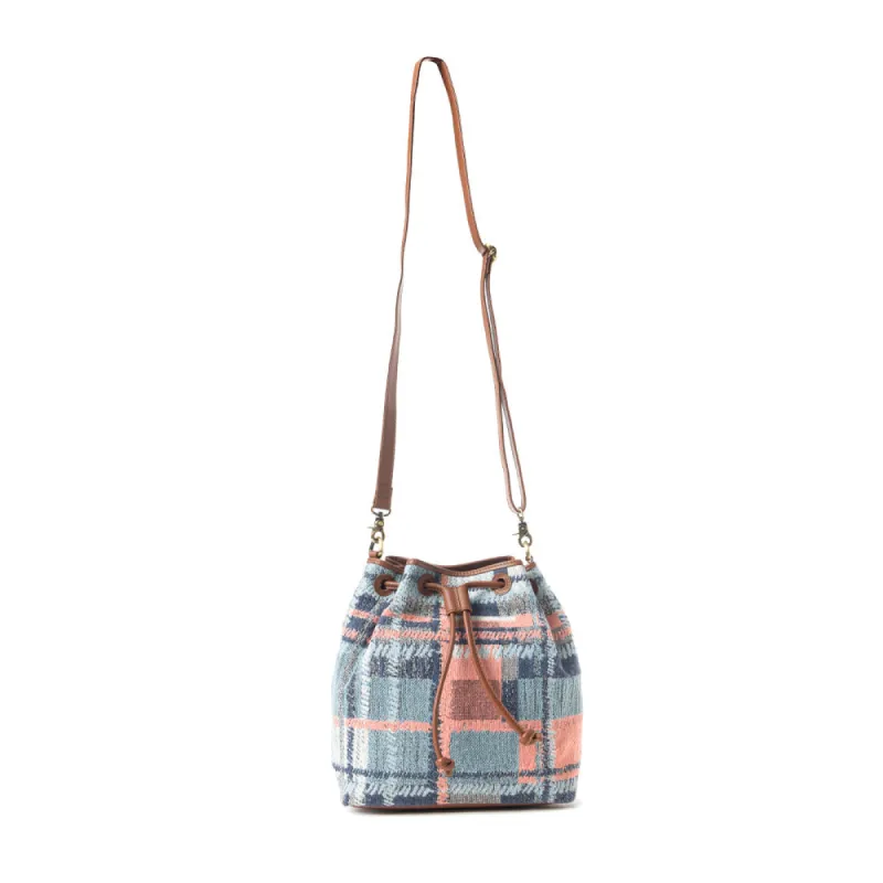 Pastel Desert Sunrise Bucket Bag In Blue sold by Myra Bag