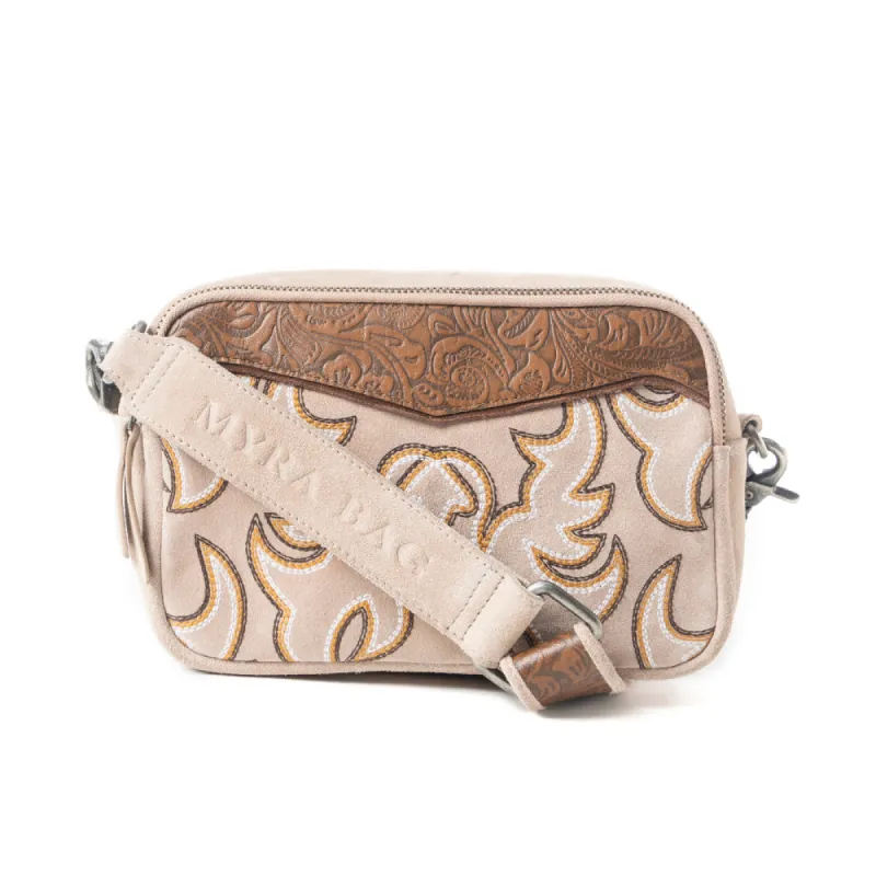 Marla Range Shoulder Bag In Beige sold by Myra Bag