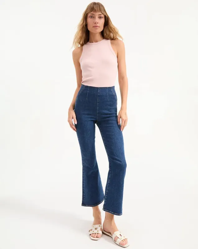 Carson Off-Duty Kick-Flare Jean sold by Ulla Johnson