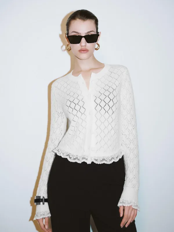Crochet Knitted Cardigans sold by Urban Revivo