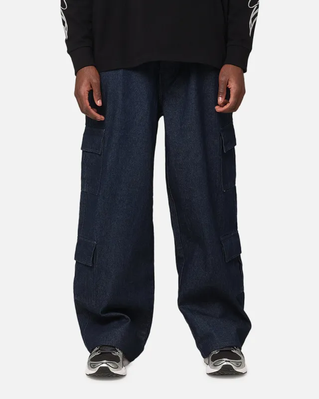 Carre Baggy Cargo Jeans Indigo Denim sold by Culture Kings