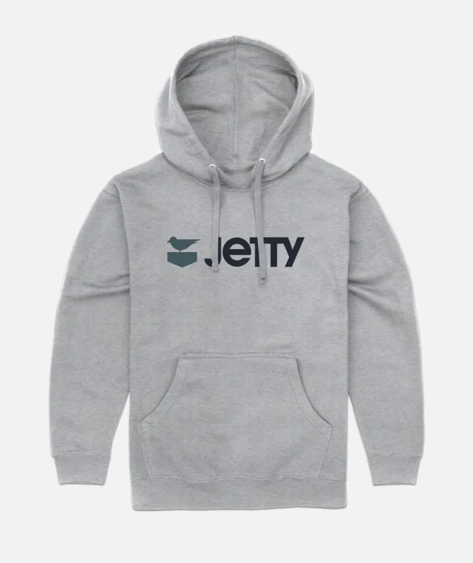 Otis Logo Hoodie - Heather Grey sold by JETTY