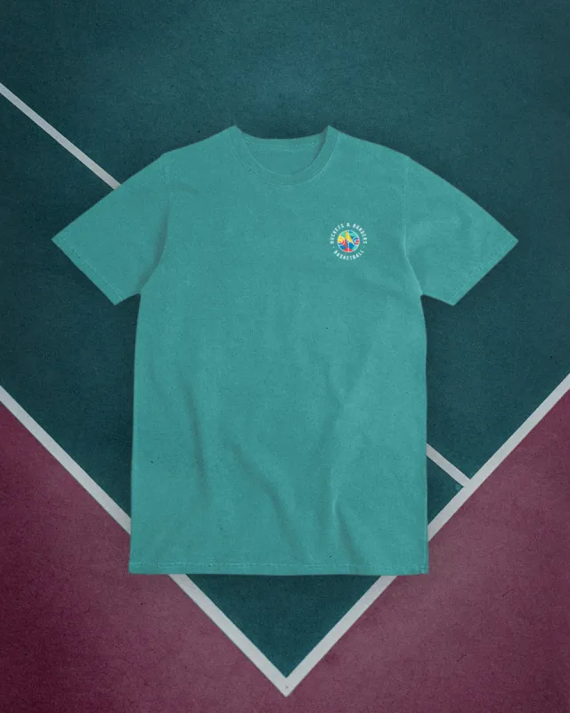 The Teal Mandate T sold by Buckets & Borders