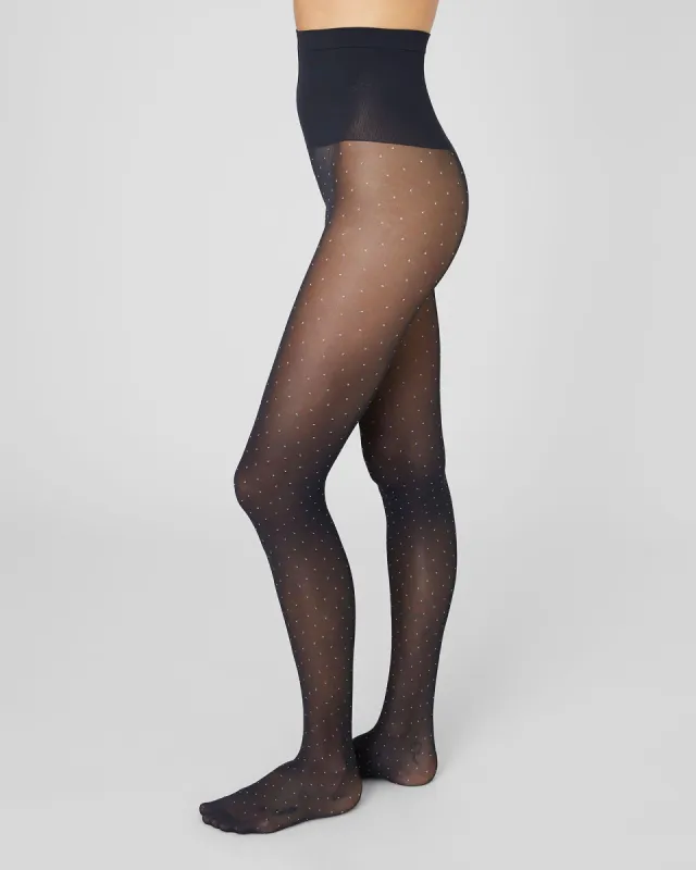Eira Petite Dots Tights Black sold by Ivalo.com