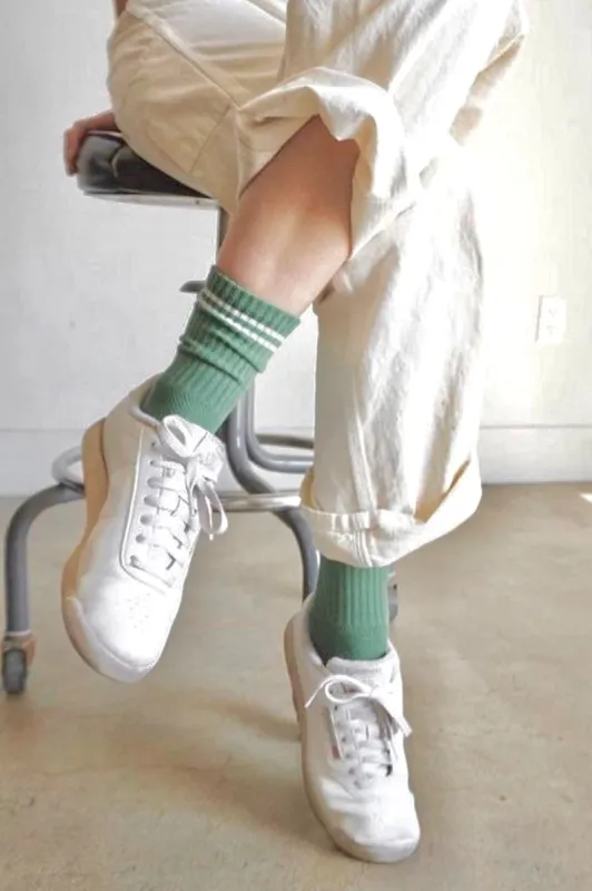 Boyfriend Socks - Meadow sold by Le Bon Shoppe