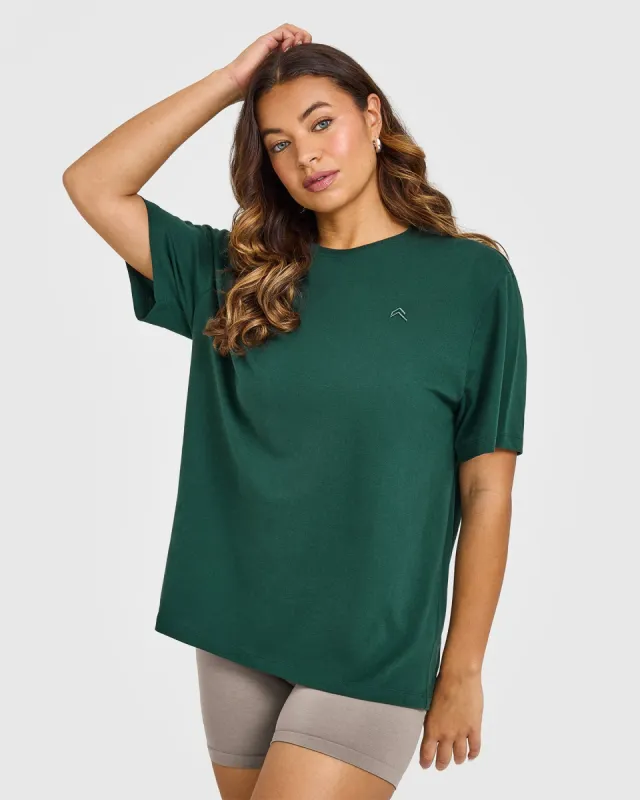 Classic Oversized Lightweight T-Shirt | Racing Green sold by Oner Active