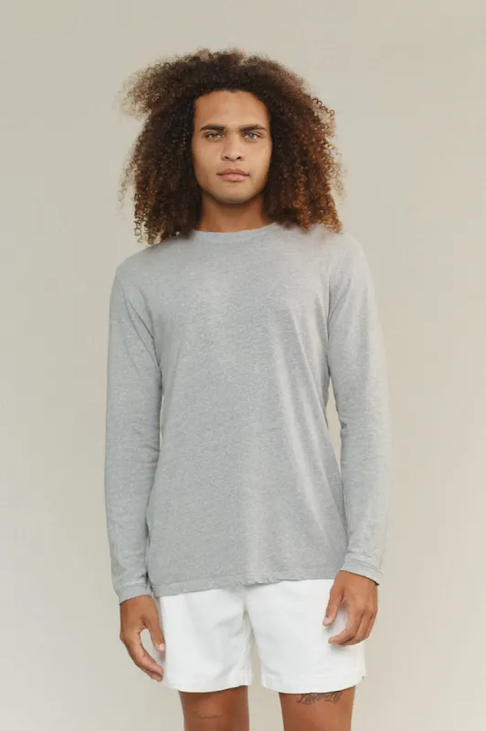 Heathered Jung Long Sleeve Tee sold by Jungmaven