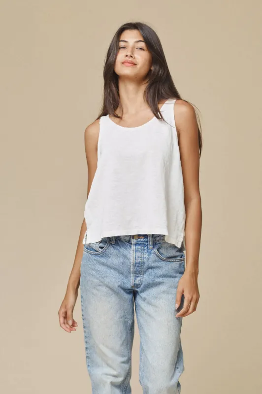 Sophie 100% Hemp Cropped Tank Top sold by Jungmaven