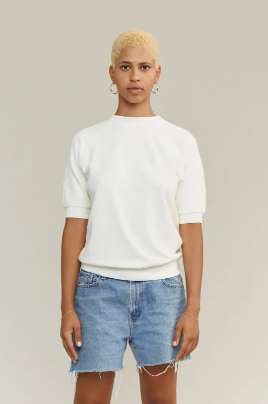 Short Sleeve Raglan Sherpa Sweatshirt sold by Jungmaven