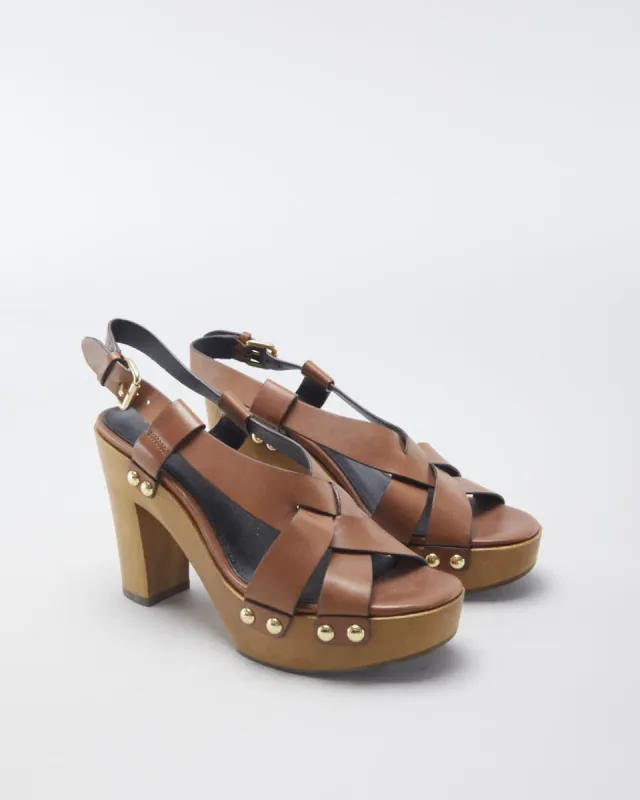 Coach Chunky Brown Heel - EU 37 sold by Rokit