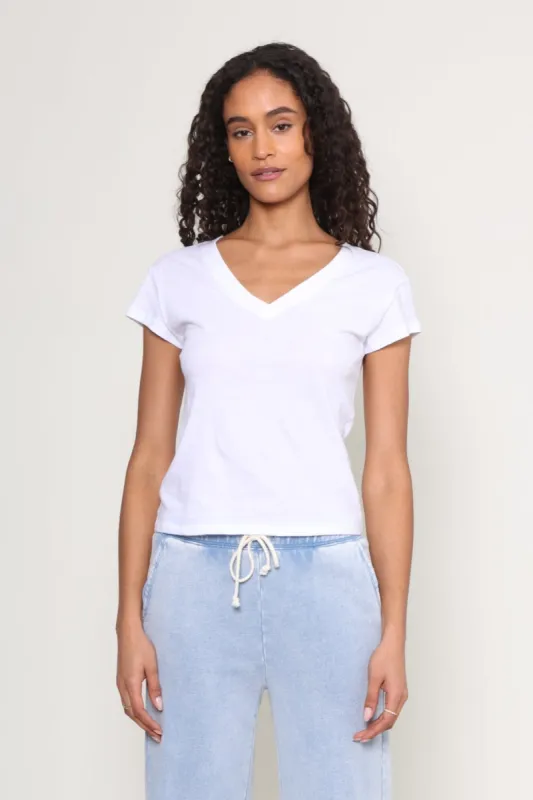 Modern Slub V-Neck Tee sold by Mixology