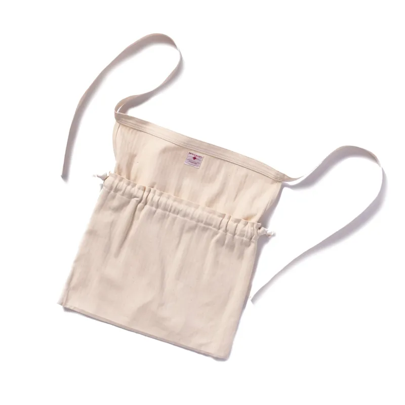 WHITE HBT APRON BAG sold by The Real McCoy's