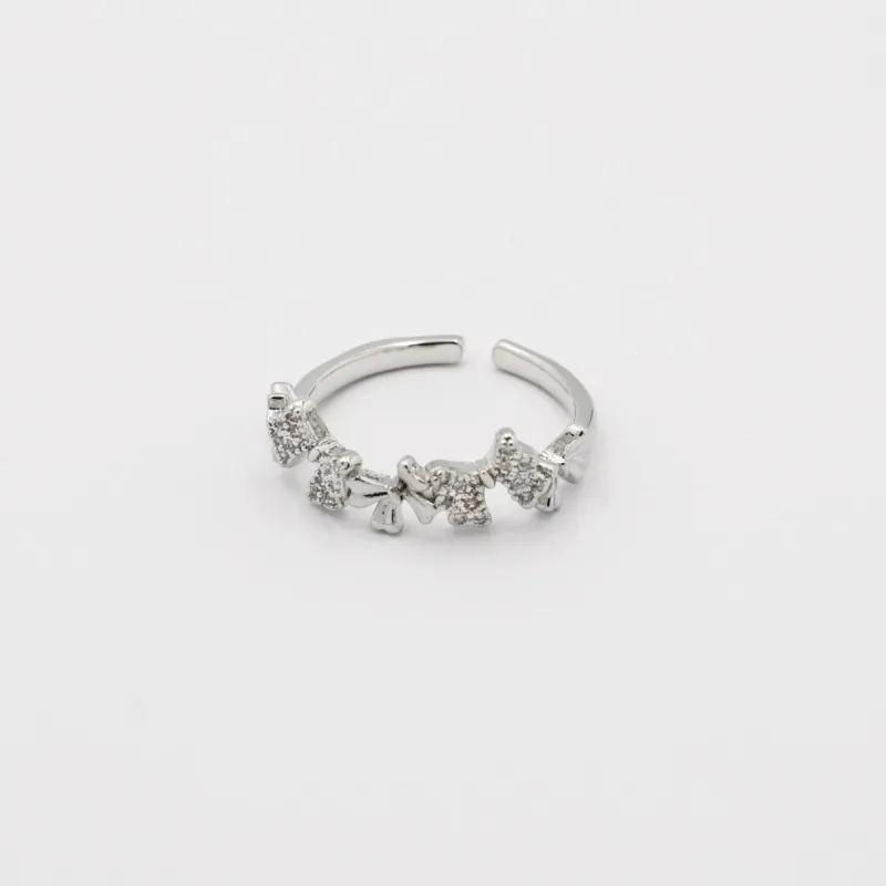 Multi Bow Ring Silver sold by Buddy Love