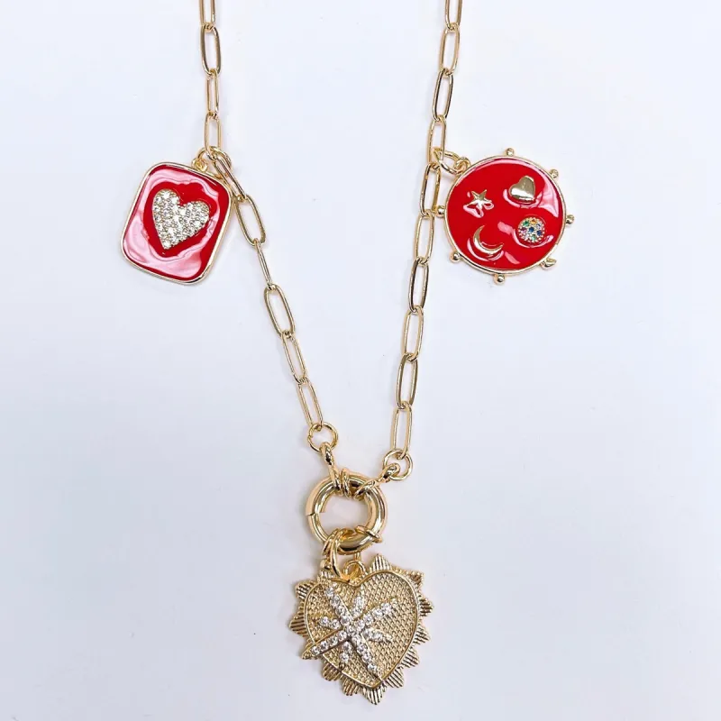 Ava Red Necklace Necklace sold by Buddy Love