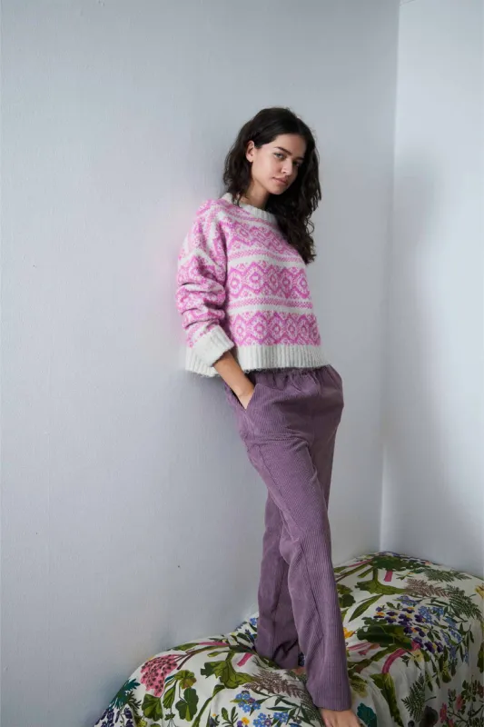 LottieLL Knit Jumper - Neon Pink sold by Lollys Laundry