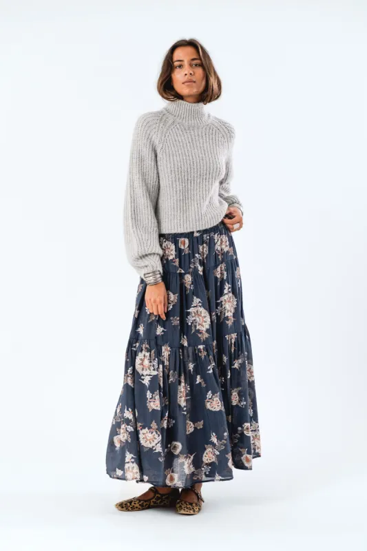 ElioLL Knit Jumper LS - Light Grey Melange sold by Lollys Laundry