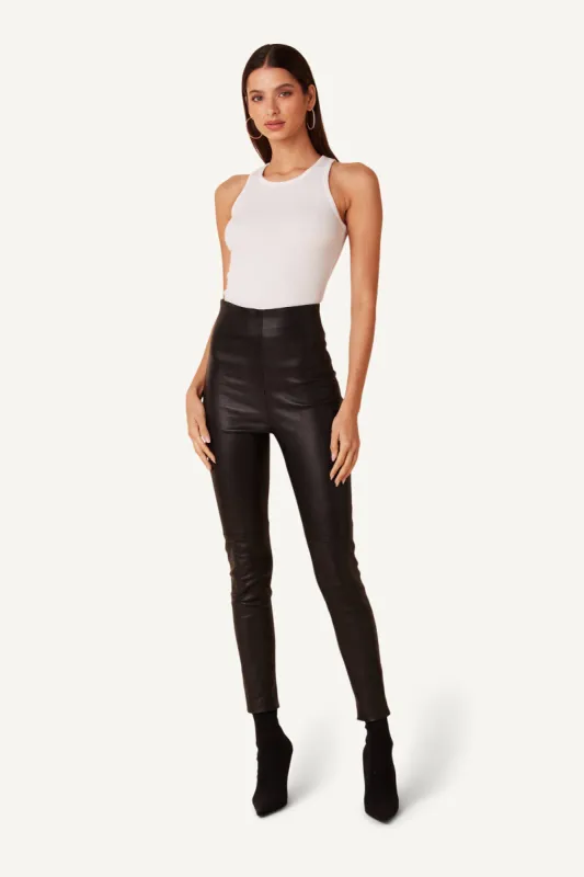JESSICA LEATHER LEGGING  | BLACK sold by Sablyn