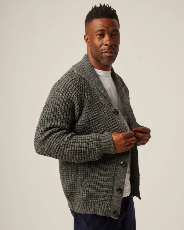Waffle Shawl Cardigan sold by Peregrine