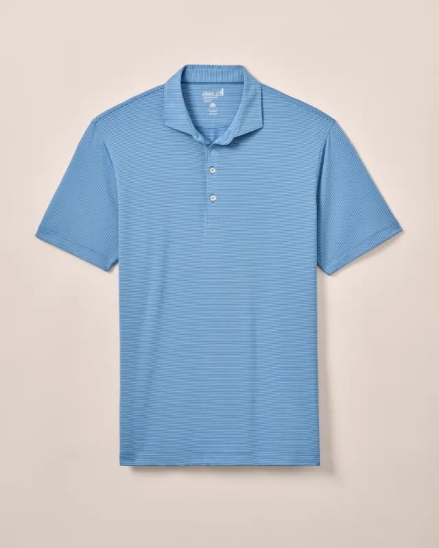 PerryGolf Performance Jersey Polo - Lyndonn Stripe sold by Johnnie-O