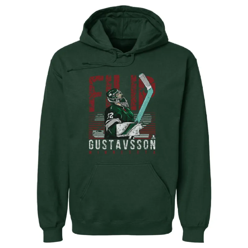 Filip Gustavsson Minnesota Player Name WHT sold by 500 Level